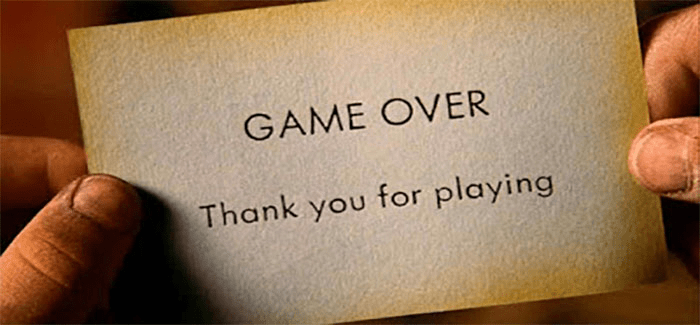 Game Over 30 10 2015